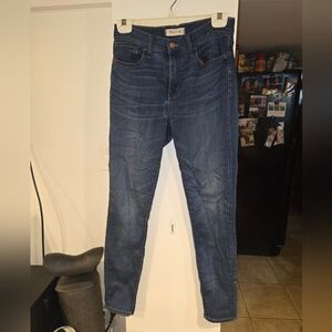 Madewell Dark Blue Denim Jeans
